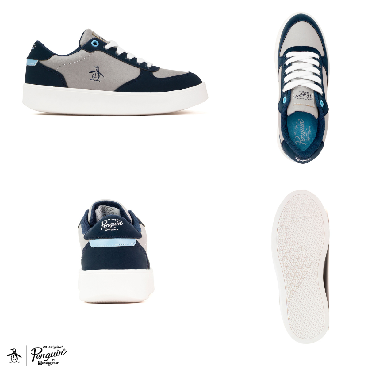 Foto 9 pulgar | Tenis Original Penguin Style Emilly Azul Marino