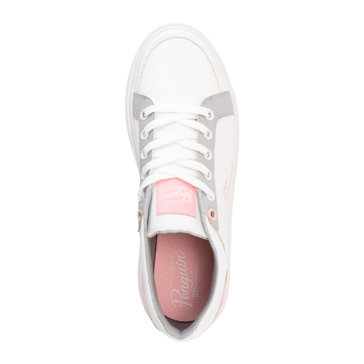 Foto 4 pulgar | Tenis Original Penguin Style Lissa Blanco-gris