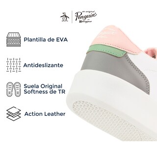 Foto 5 | Tenis Original Penguin Style Emilly Multicolor