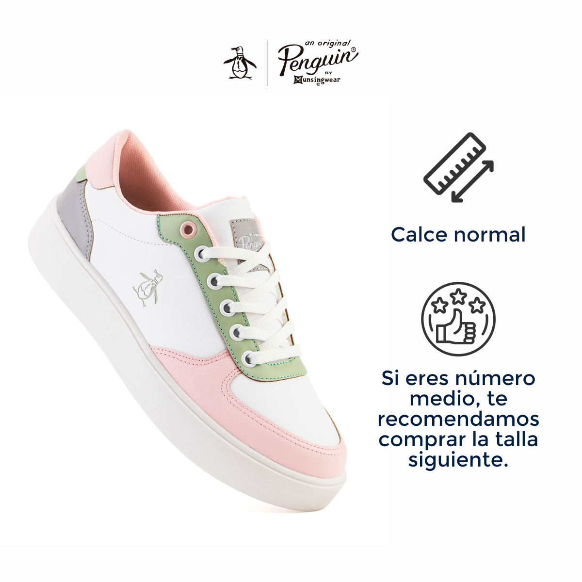 Foto 7 pulgar | Tenis Original Penguin Style Emilly Multicolor