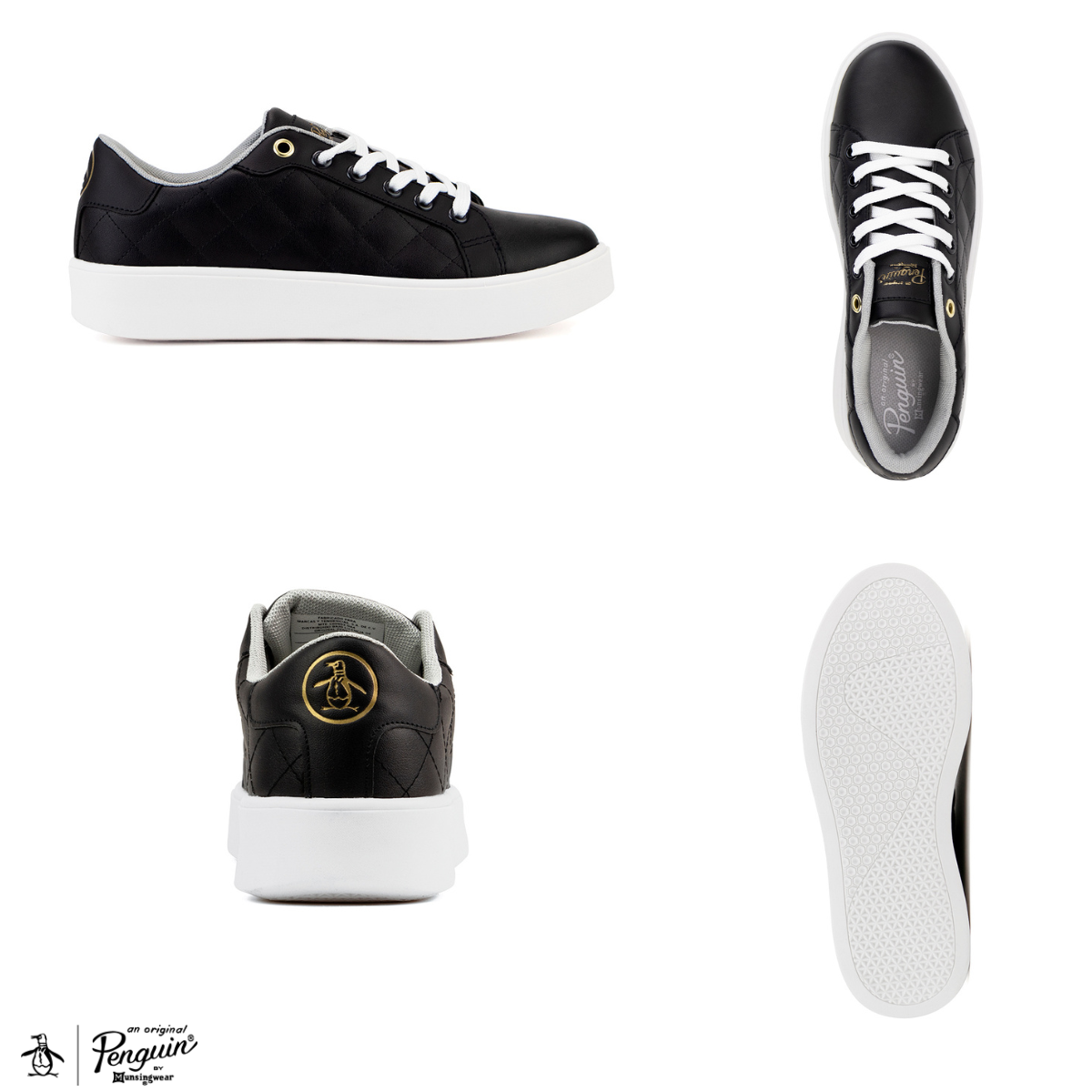 Foto 9 pulgar | Tenis Original Penguin Style Cloe Negro