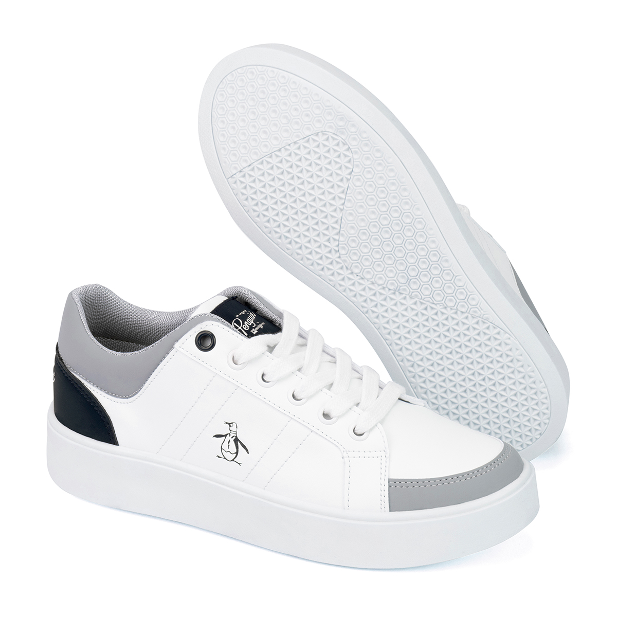 Foto 2 pulgar | Tenis Original Penguin Style Lissa Blanco-marino