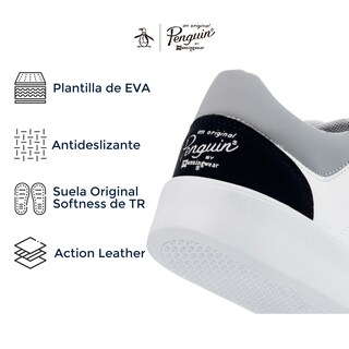 Foto 5 | Tenis Original Penguin Style Lissa Blanco-marino