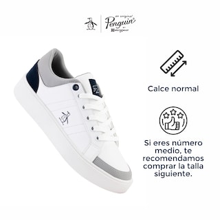 Foto 6 | Tenis Original Penguin Style Lissa Blanco-marino