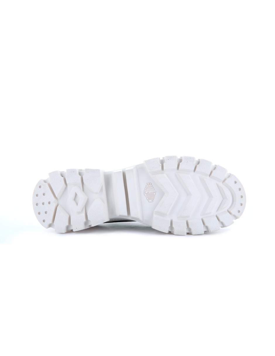 Foto 4 pulgar | Tenis con Plataforma Palladium Revolt Lo TX Negro y Blanco para Dama
