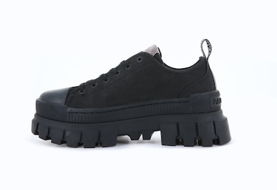 Foto 3 | Tenis con Plataforma Palladium Revolt Lo TX Negro para Dama
