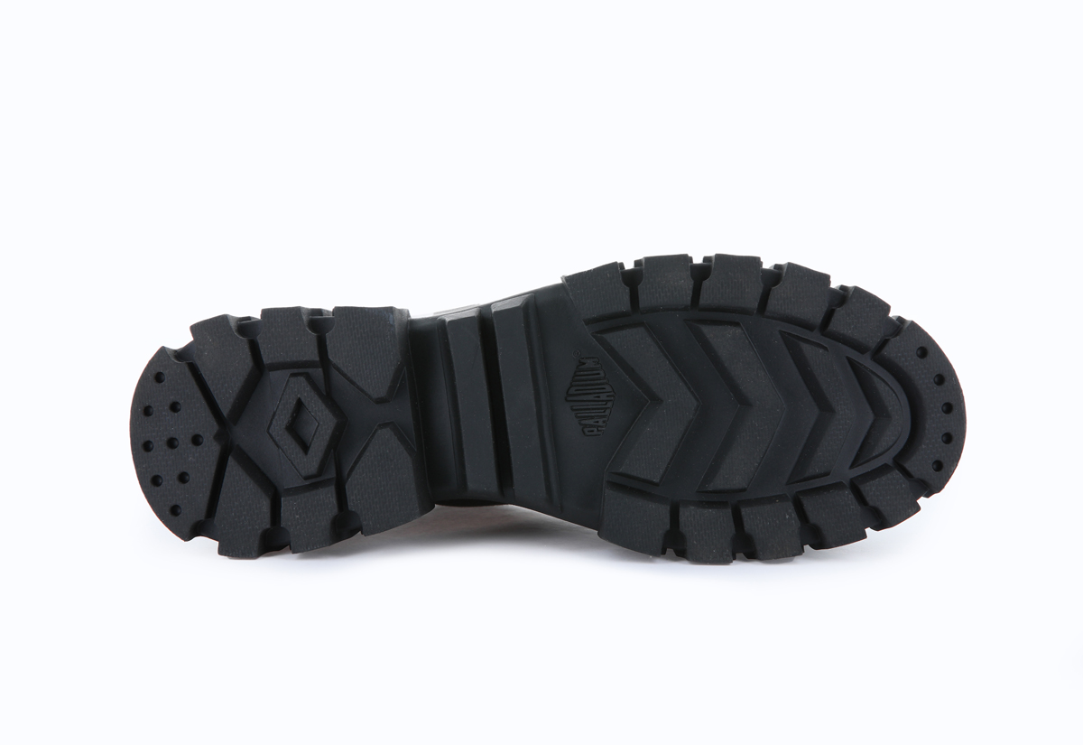 Foto 4 | Tenis con Plataforma Palladium Revolt Lo TX Negro para Dama