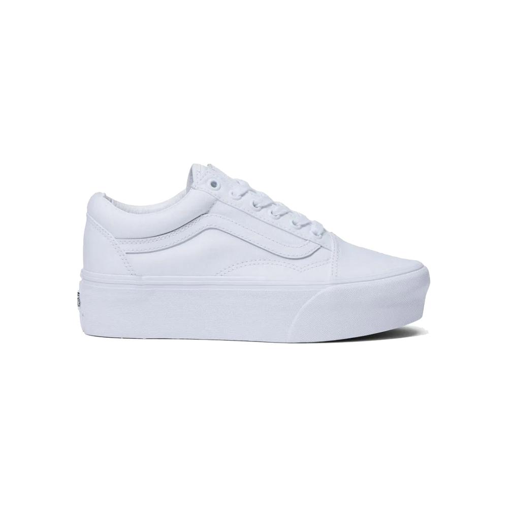 Foto 2 pulgar | Tenis Vans Old Skool Stackform color Blanco Unisex