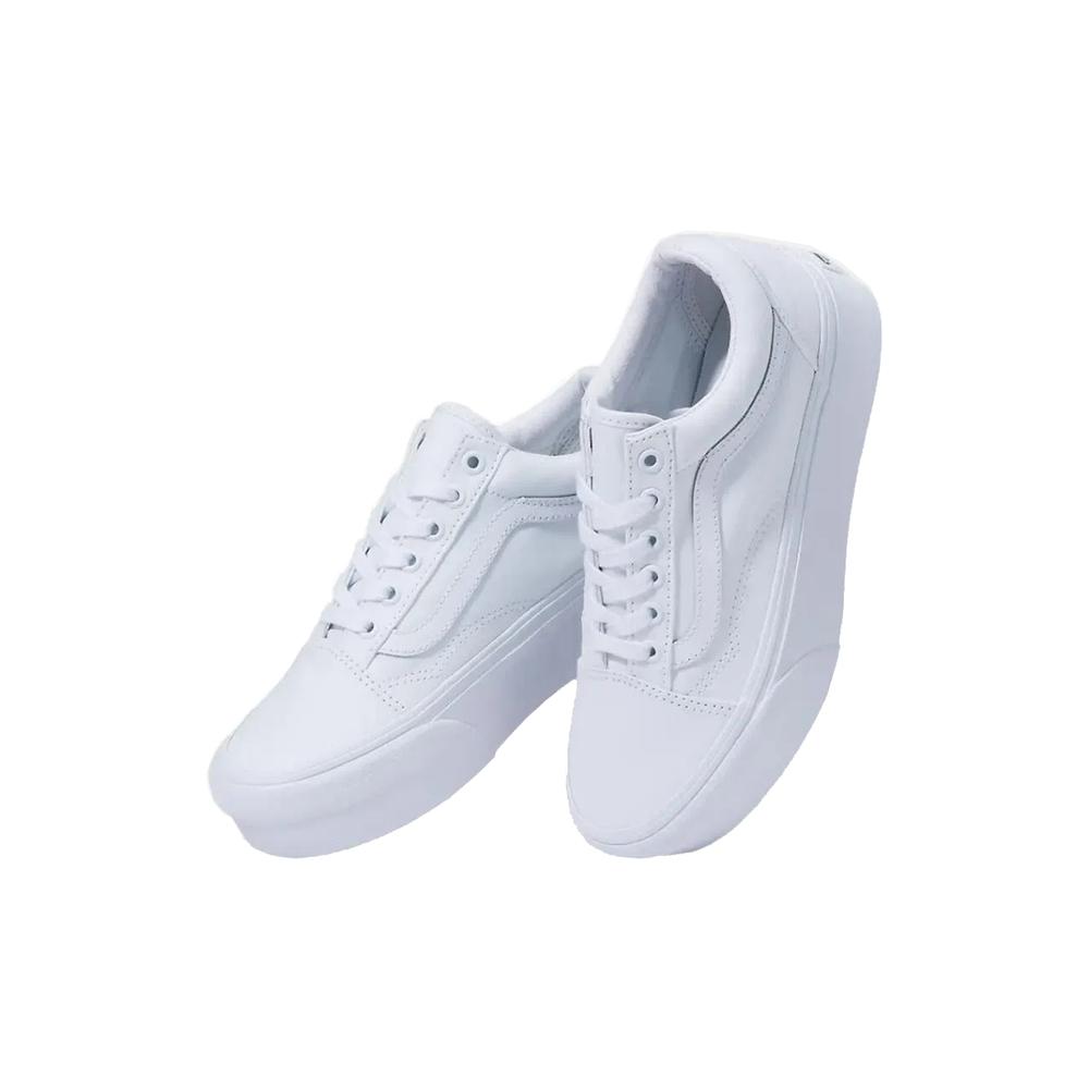 Foto 4 pulgar | Tenis Vans Old Skool Stackform color Blanco Unisex