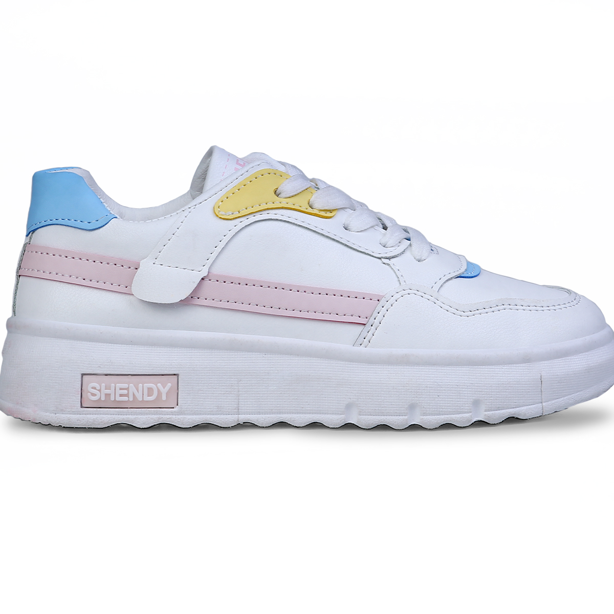 Foto 3 pulgar | Tenis Shendy Vendy Lille Blanco Con Rosa