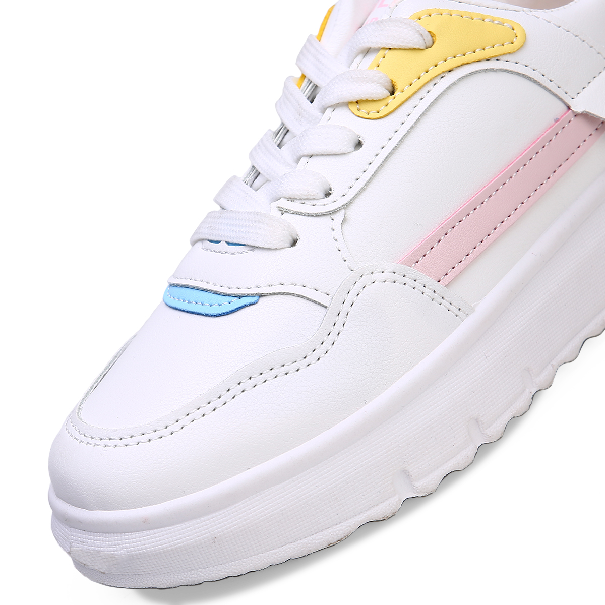 Foto 8 pulgar | Tenis Shendy Vendy Lille Blanco Con Rosa
