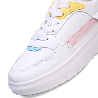 Foto 7 | Tenis Shendy Vendy Lille Blanco Con Rosa
