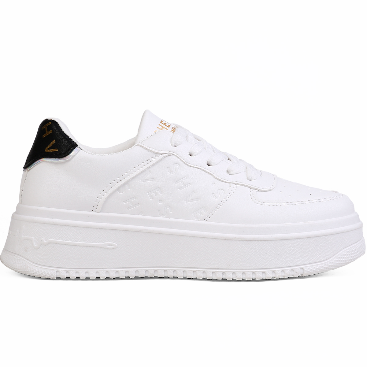 Foto 2 | Tenis Shendy Vendy Nerea Blanco Con Negro