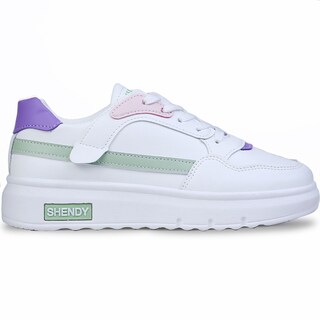 Foto 2 | Tenis Shendy Vendy Lille Blanco Con Verde