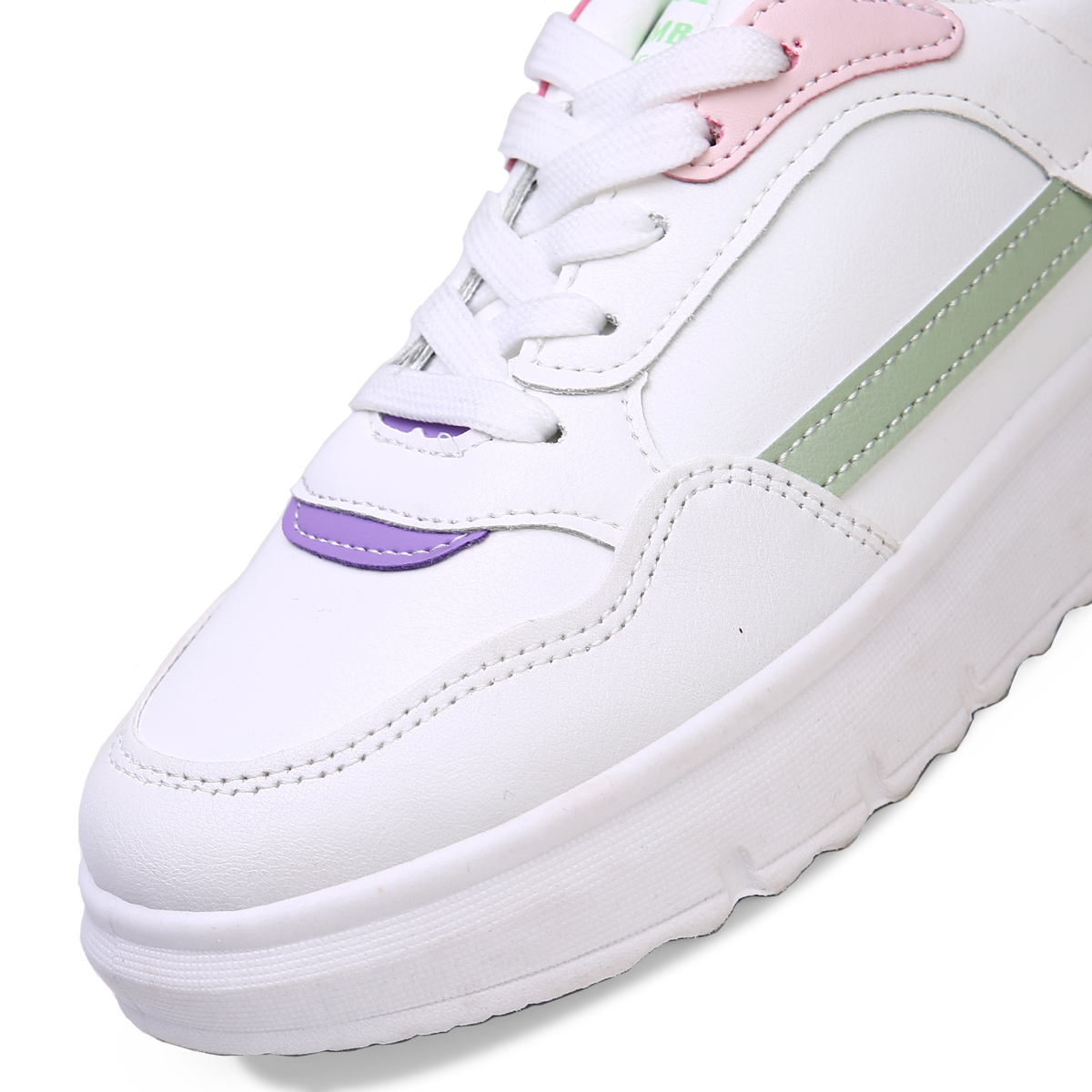 Foto 8 pulgar | Tenis Shendy Vendy Lille Blanco Con Verde