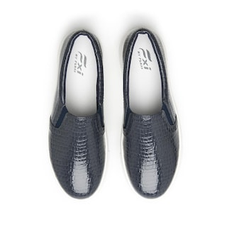 Foto 4 | Tenis Slip On Flexi Estilo 125403 Azul para Mujer