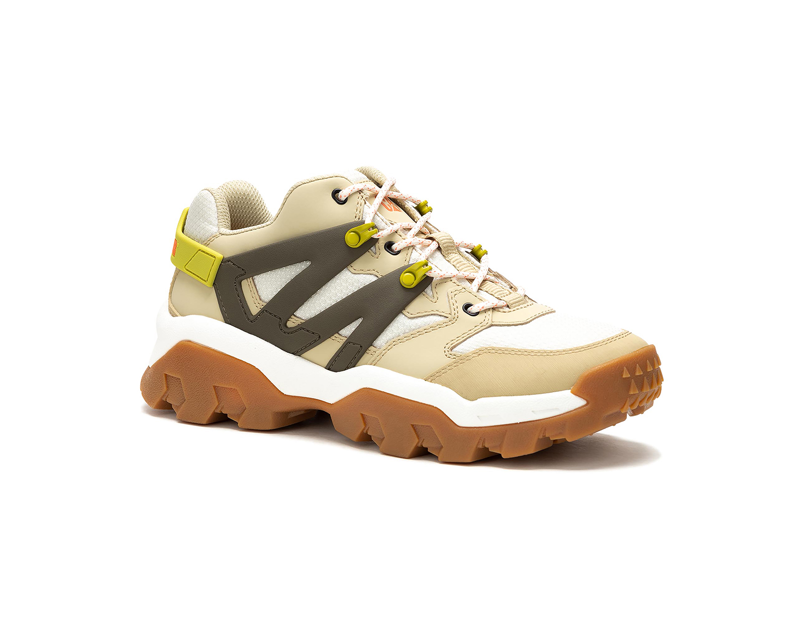 Foto 2 pulgar | Tenis Caterpillar P111309w color Beige de Piel