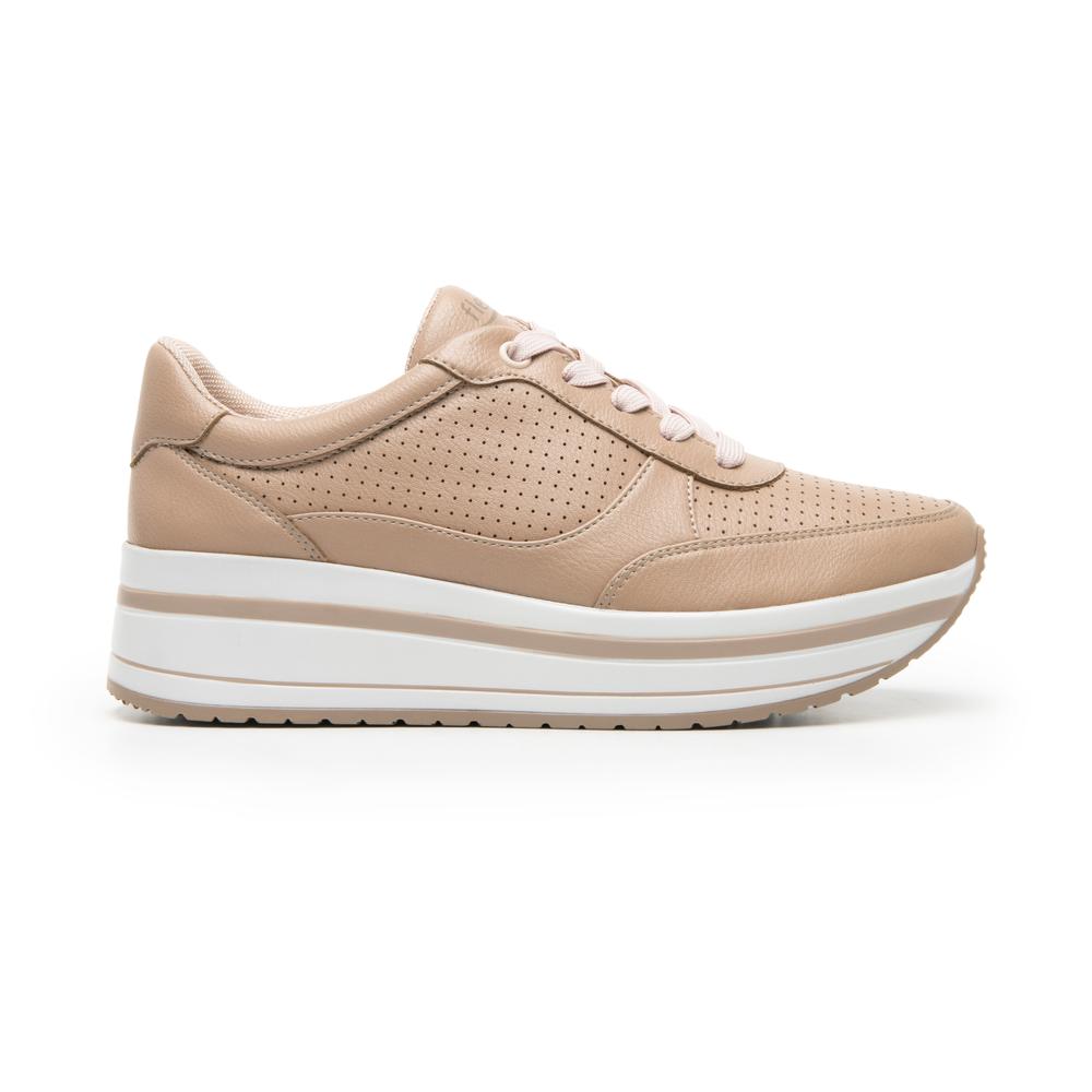 Foto 1 | Tenis Casuales Flexi 101011 color Rosa de Piel para Mujer