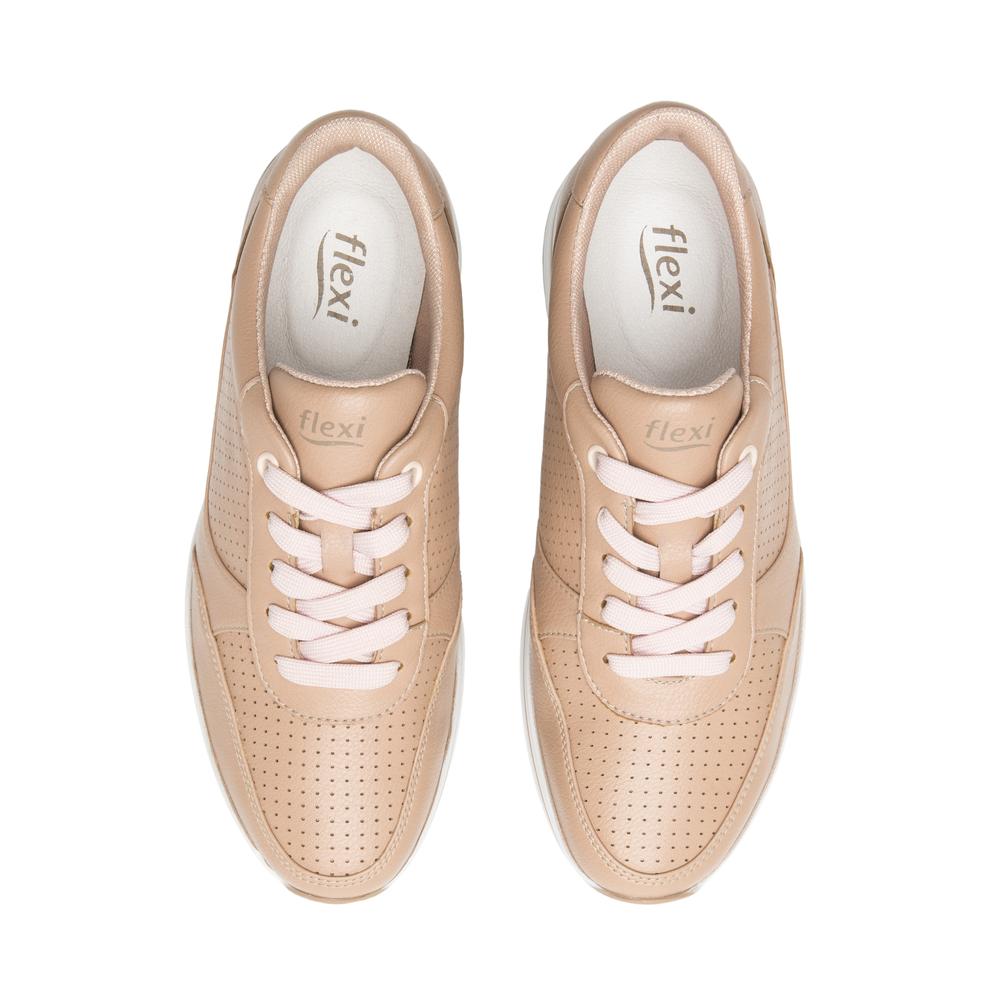 Foto 4 | Tenis Casuales Flexi 101011 color Rosa de Piel para Mujer