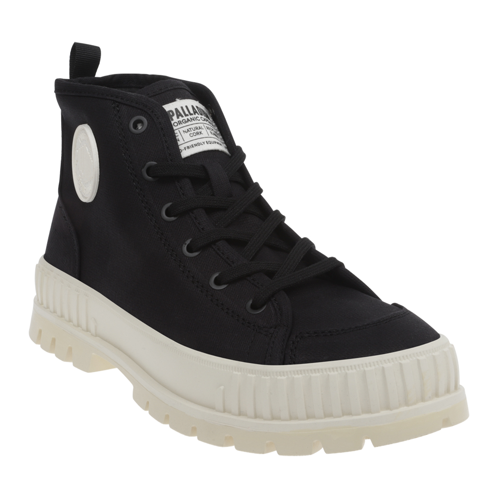 Foto 2 pulgar | Tenis Palladium Pallashok Organic 2 color Negro para Mujer