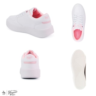 Foto 8 | Tenis Penguin Janny color Blanco para Mujer