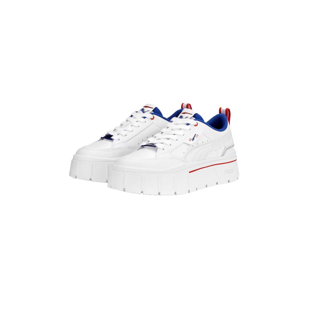 Foto 3 pulgar | Tenis Puma Mayze Stack Gen Casual color Blanco para Mujer