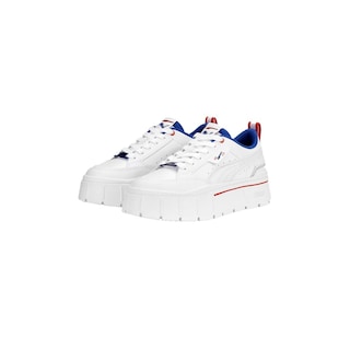 Foto 2 | Tenis Puma Mayze Stack Gen Casual color Blanco para Mujer