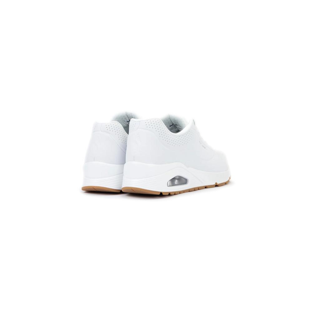 Foto 3 pulgar | Tenis Skechers Uno Casual Blancos para Mujer
