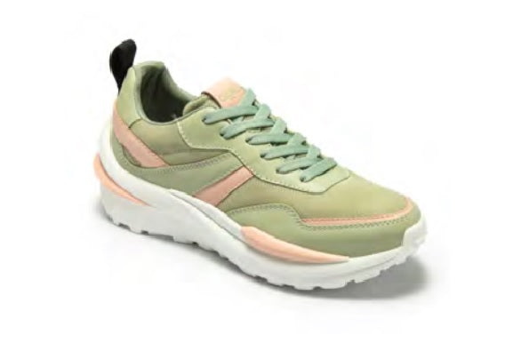 Foto 2 pulgar | Tenis Ozono Color Verde 641901 Casual para Mujer