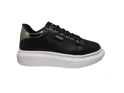Foto 1 | Tenis Casuales Perugia Negros para Mujer