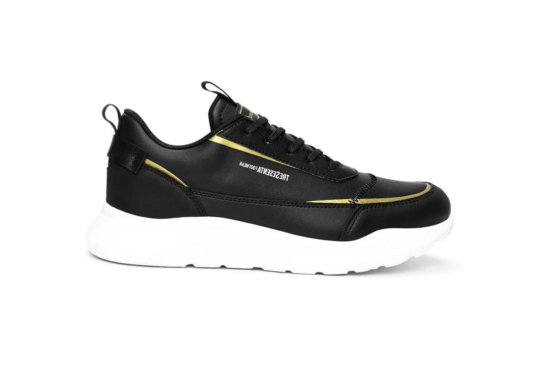 Foto 2 pulgar | Tenis 360 Astrohead Casual color Negro con Dorado