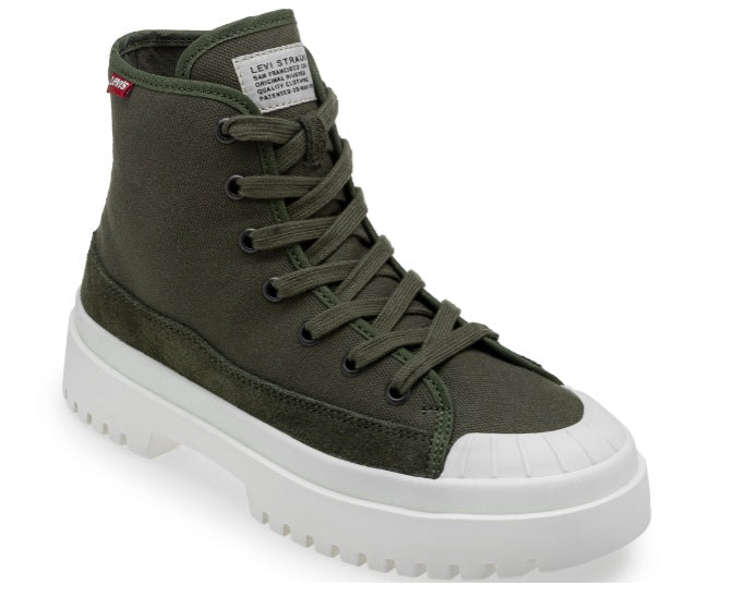 Foto 1 | Tenis Levis Casuales color Olivo para Mujer