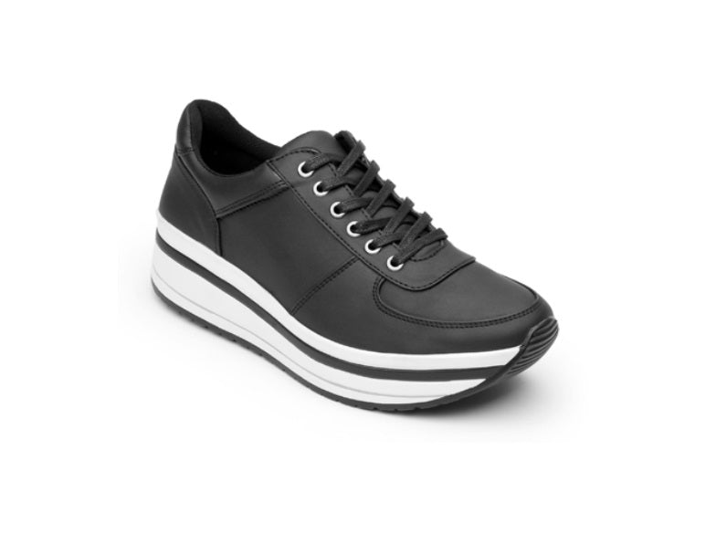 Foto 1 | Tenis para Dama Flexi color Negro
