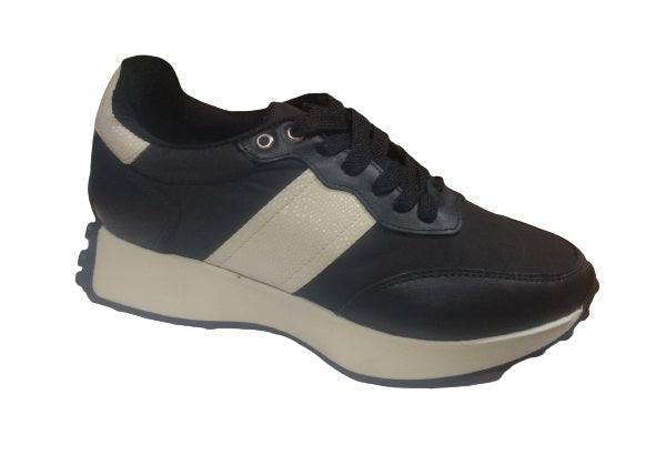 Foto 2 pulgar | Tenis Manet Negros 4002-03 Casuales para Mujer