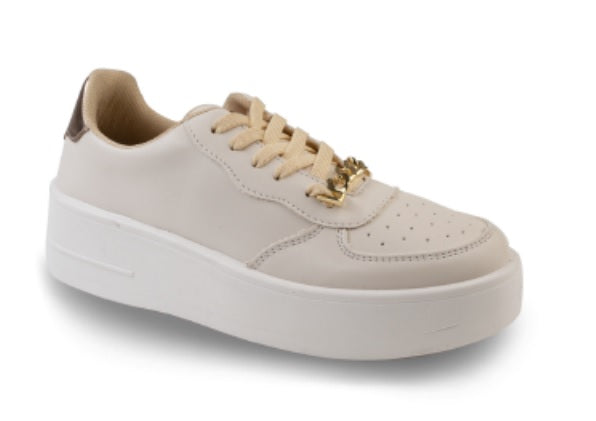 Foto 2 pulgar | Tenis Capa de Ozono Beige para Mujer