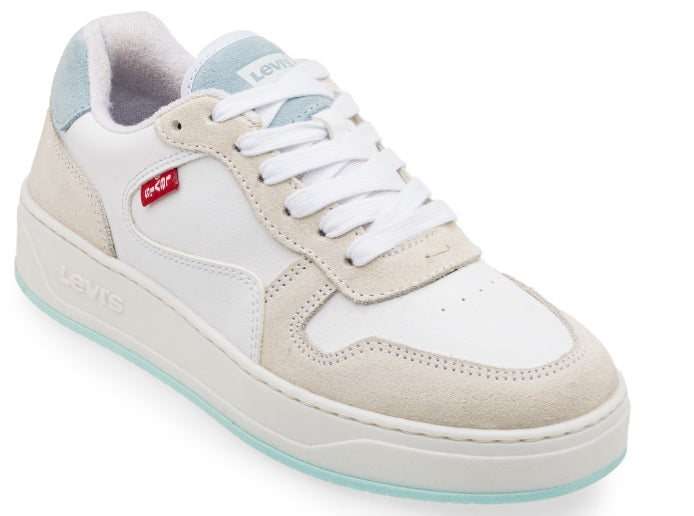 Foto 2 pulgar | Tenis Casuales Levi's Blancos para Mujer