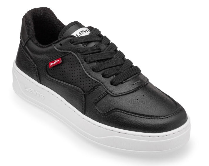 Foto 2 pulgar | Tenis para Mujer Levis Casuales Negro