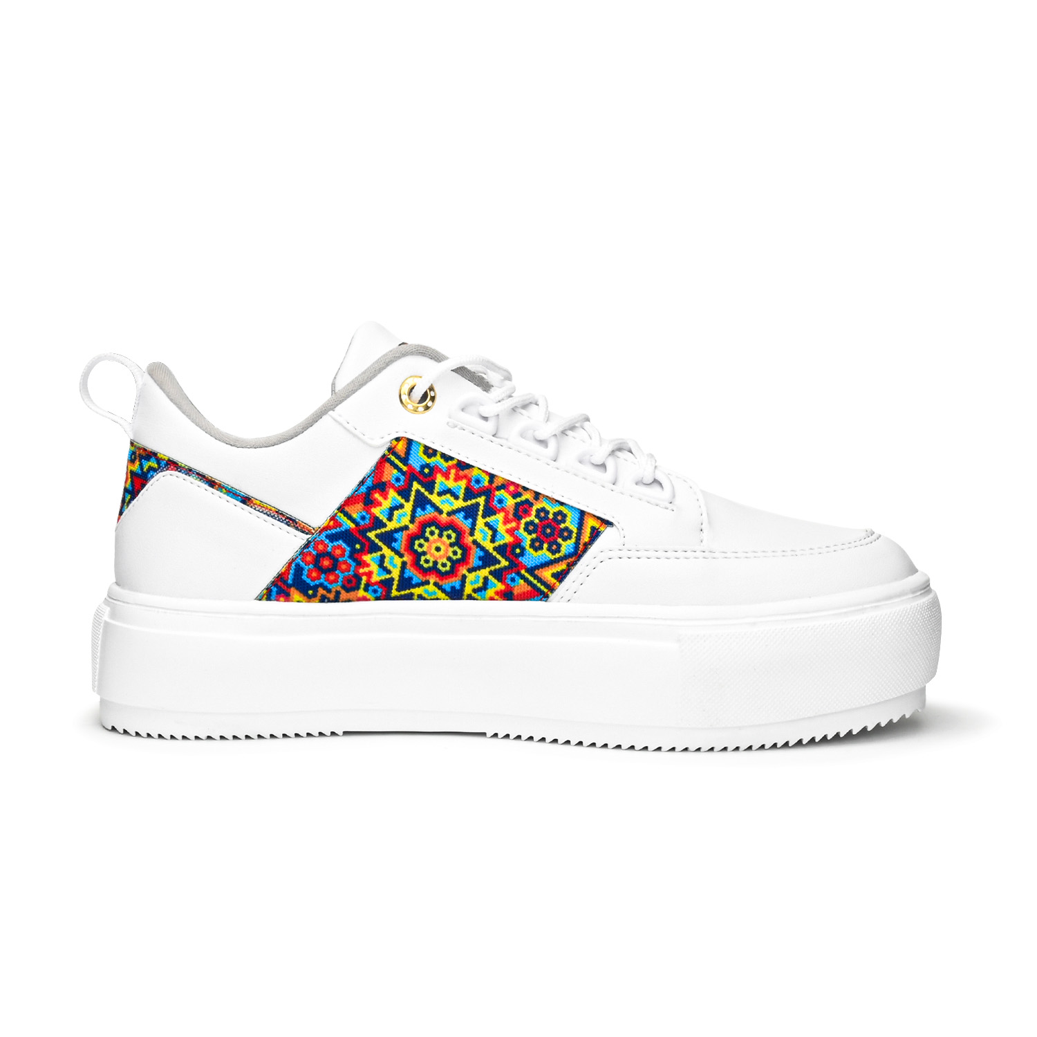 Foto 4 pulgar | Tenis 360 Footwear Muzha Huichol Blanco para Mujer