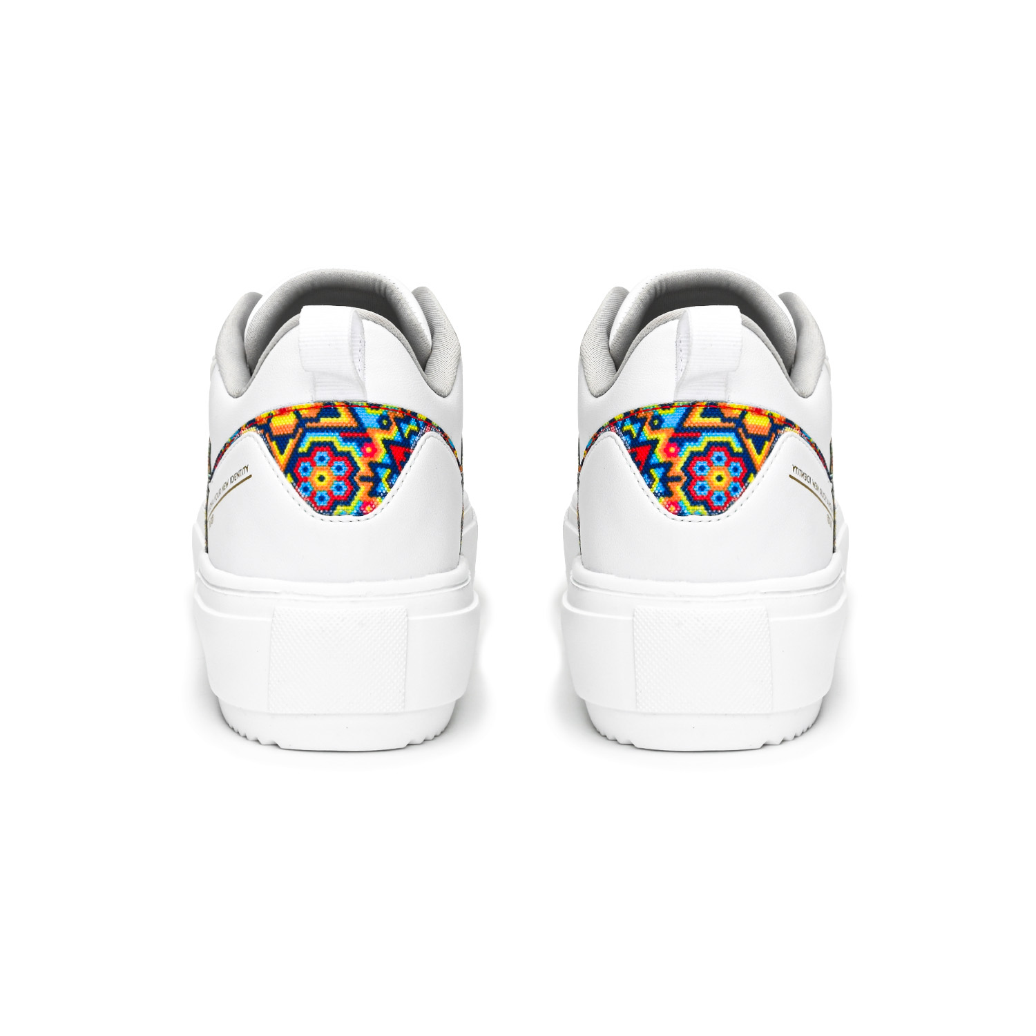 Foto 6 pulgar | Tenis 360 Footwear Muzha Huichol Blanco para Mujer