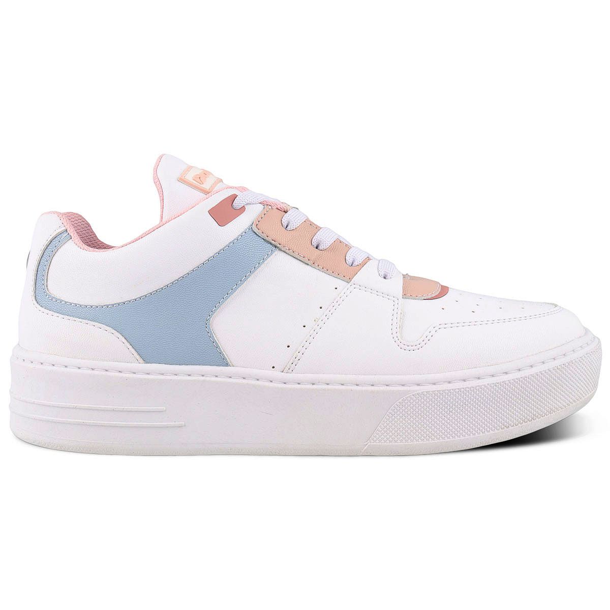 Foto 2 | Tenis Casuales Dominiq 2774 Blancos para Dama