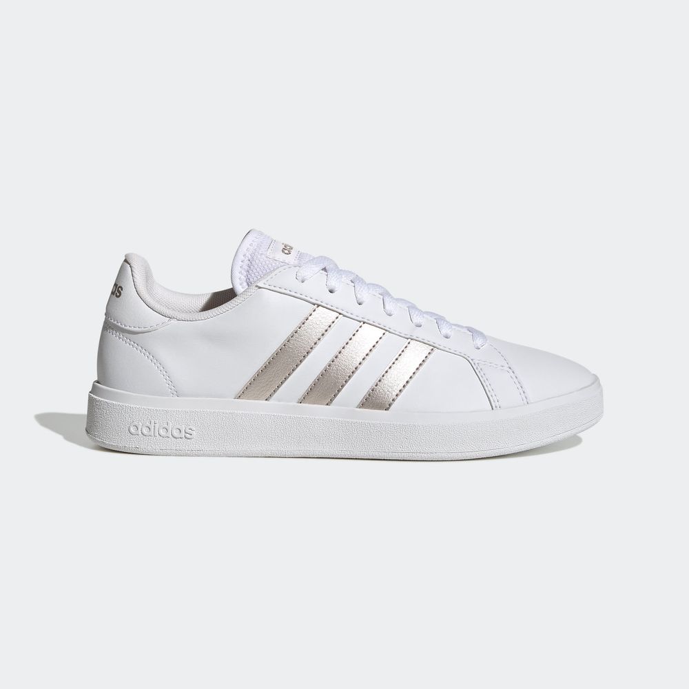 Foto 3 pulgar | Tenis Adidas Grand Court TD Lifestyle Blancos para Mujer