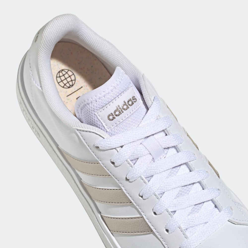 Foto 9 pulgar | Tenis Adidas Grand Court TD Lifestyle Blancos para Mujer