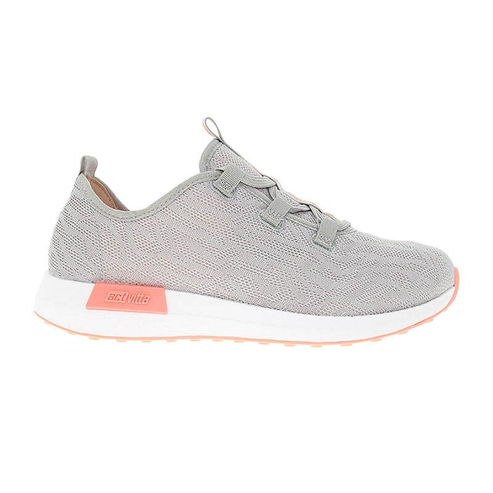 Tenis Para Mujer Actvitta Aldana Contraste Gris
