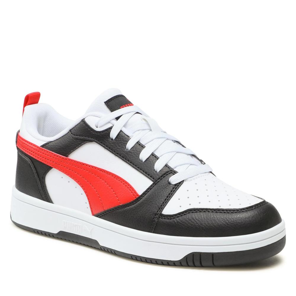 Foto 2 pulgar | Tenis Puma Rebound V6 Lo Jr Blancos Unisex