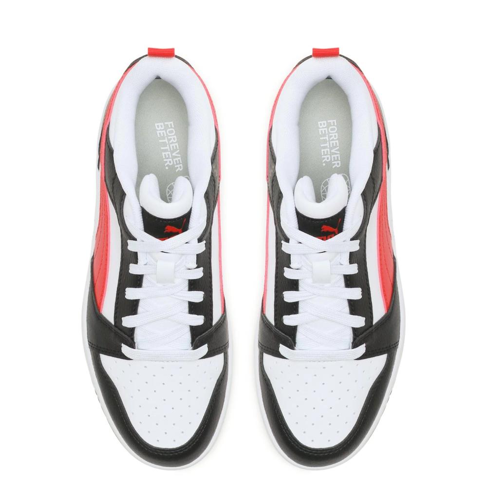 Foto 5 pulgar | Tenis Puma Rebound V6 Lo Jr Blancos Unisex