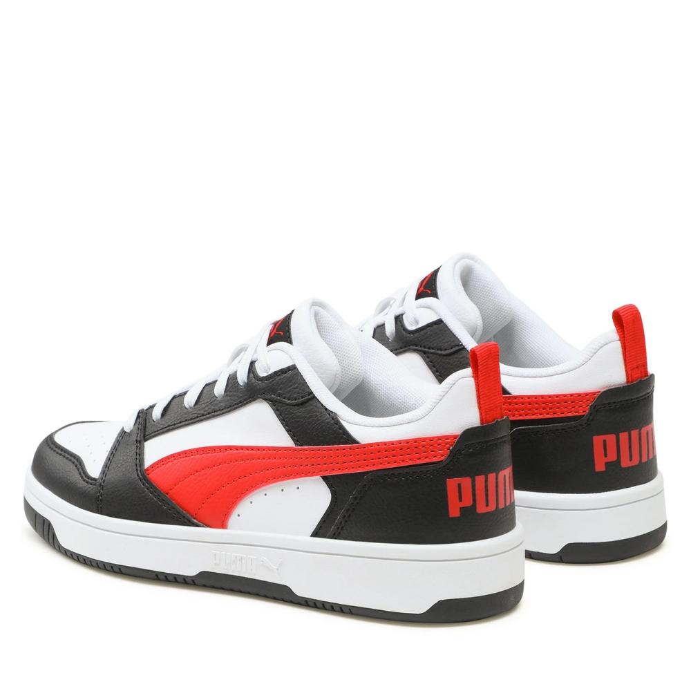 Foto 6 pulgar | Tenis Puma Rebound V6 Lo Jr Blancos Unisex