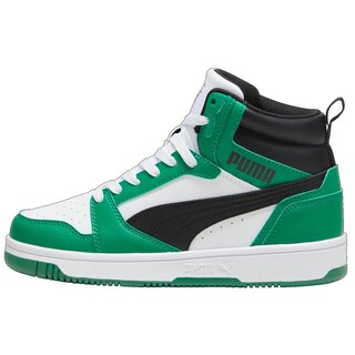 Foto 1 | Tenis Puma Rebound V6 Mid Jr Verdes Unisex