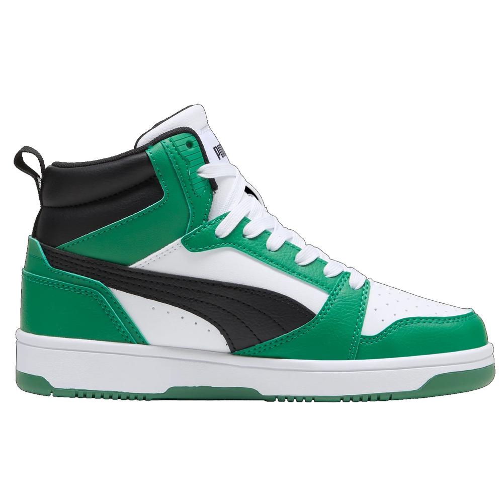 Foto 3 pulgar | Tenis Puma Rebound V6 Mid Jr Verdes Unisex