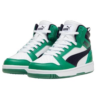 Foto 3 | Tenis Puma Rebound V6 Mid Jr Verdes Unisex