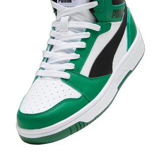 Foto 4 | Tenis Puma Rebound V6 Mid Jr Verdes Unisex